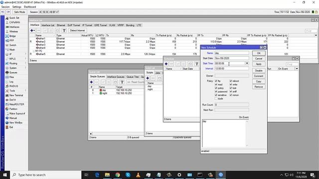 Day and Night Bandwidth package configuration in Mikrotik смотреть онлайн