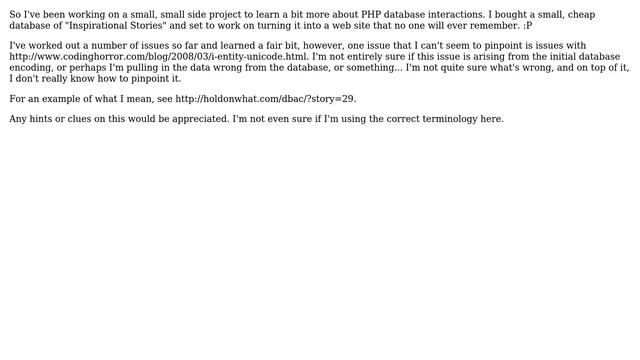 Software Engineering: Encoding issues from MySQL database to PHP page (2 Solutions!!) смотреть онлайн