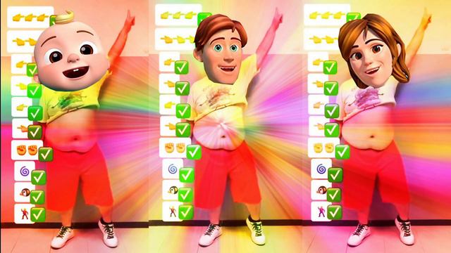 Funniest JJ AND MUMMY WITH YOYO COCOMELON Sibling Fat Tummy Dance Effects | Full Colors смотреть онлайн