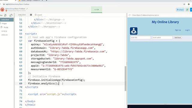 2 Connecting Firestore to HTML смотреть онлайн