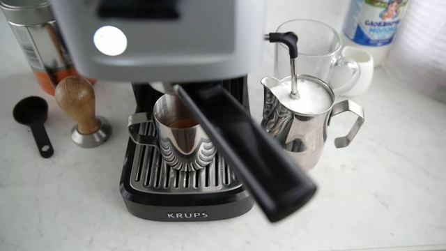 Krups XP 3440 Home Espresso Machine - Cappuccino & Americano смотреть онлайн