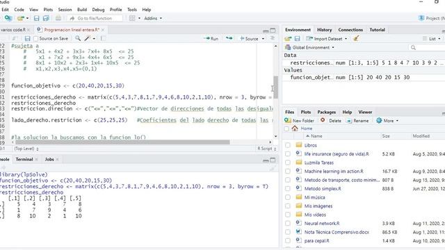Programación lineal entera con R-Studio смотреть онлайн