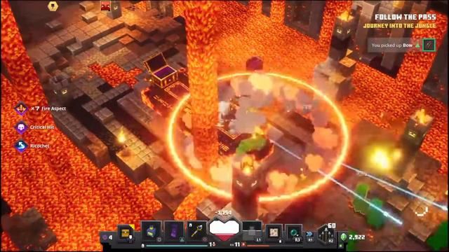 Minecraft dungeons смотреть онлайн