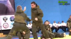 Показательные выступления по армейскому рукопашному бою