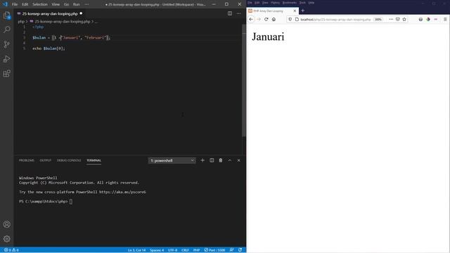 Memahami Array, Foreach Dan For di PHP смотреть онлайн