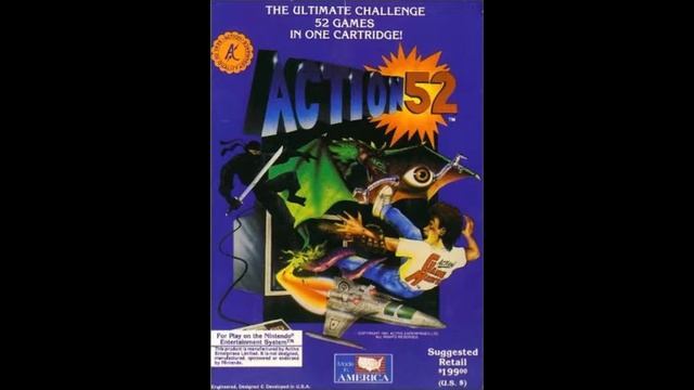 Action 52 (Genesis Version) - 17 - Star Duel Even Levels & Slalom Odd Levels смотреть онлайн