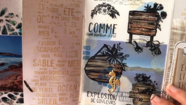 SCRAP PRÉSENTATION | MINI ALBUM MARIN AVEC COLLECTION VUE SUR MER DE @florilegesdesign1868 ⚓️?? смотреть онлайн
