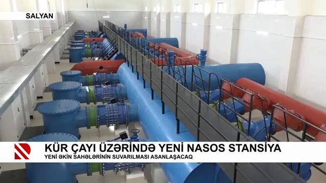 Kür çayı üzərində yeni nasos stansiya haqqında sujet 23 09 2020.Real Tv. смотреть онлайн