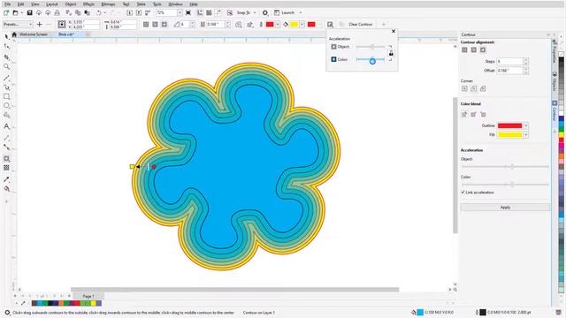 The Contour Tools in CorelDRAW смотреть онлайн