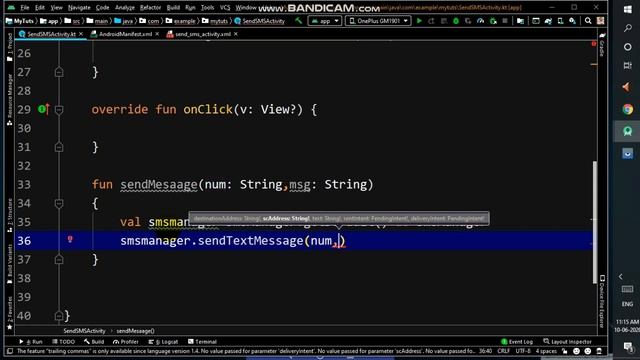 Send SMS Using SmsManager | Hindi | Kotlin | Android Studio | Ashish Bendale смотреть онлайн