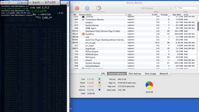 Ruby 1.9.2 uses Real OS Threads !!! смотреть онлайн