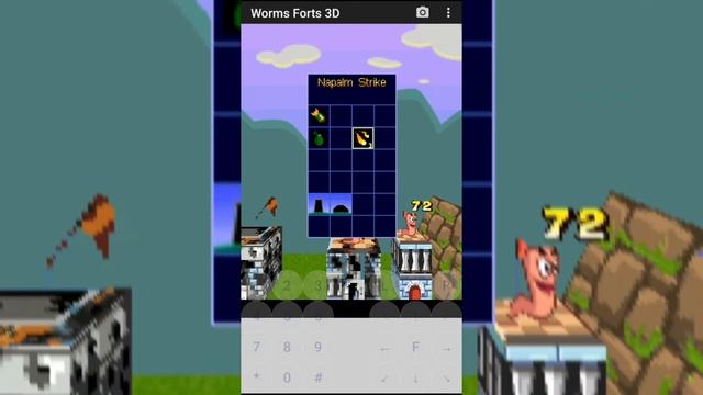 Pertempuran cacing WORM Forts 3d java game смотреть онлайн