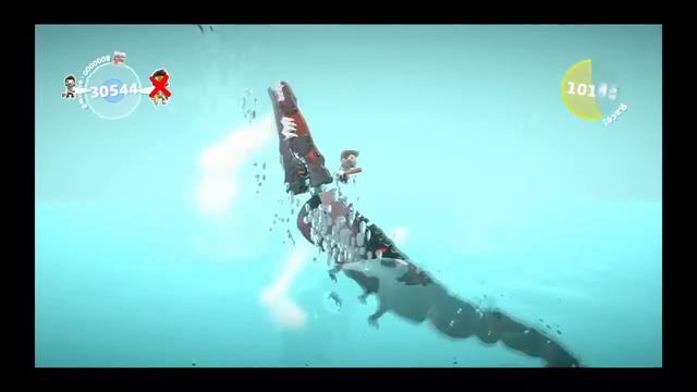 LittleBigPlanet™3 (US)_1v1 Shark Bait Run смотреть онлайн