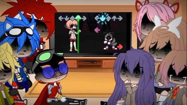 °•Sonic and Monika react to Sonic.Exe vs Monika.Exe•° смотреть онлайн