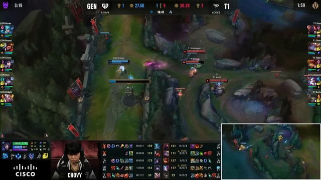 GEN vs T1 - Game 1 | Round 2 LoL MSI 2023 Main Stage | Gen.G vs T1 G1 full game смотреть онлайн