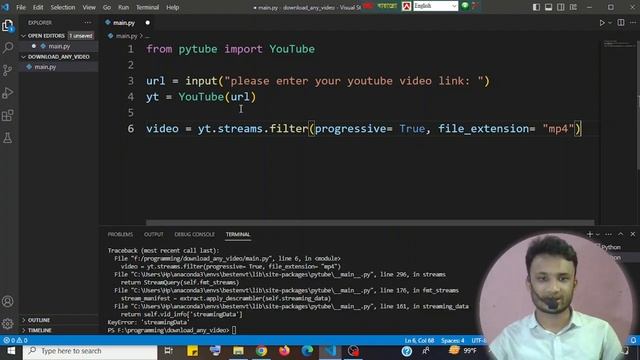 Make Your Own IDM with Python - Download YouTube Videos in 7 Lines of Code | Python beginner projec смотреть онлайн