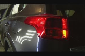 Как снять задние фонари и поменять лампы Toyota RAV4 IV (CA40) Рестайлинг