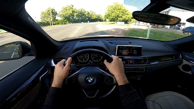 BMW X1 (F48) 2.0 Turbo POV Test Drive + AUTOBAHN Acceleration (NO SPEED LIMIT) B48 / B46