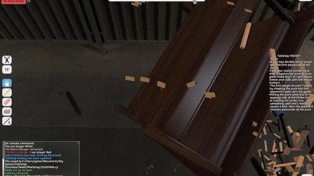 TABLE FLIPPING ACTION (Tabletop Simulator) смотреть онлайн