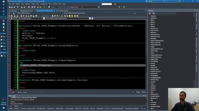 Delphi - ClientDataSet, FDQUery, FDMemTable = JSON смотреть онлайн