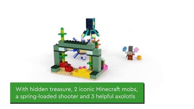 LEGO Minecraft Битва со стражем 21180 смотреть онлайн