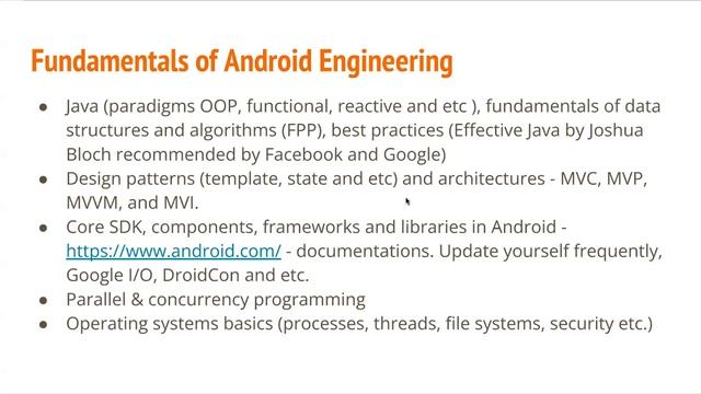 Modern Android Engineering and Google Interview Process смотреть онлайн