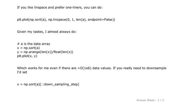 PYTHON : How to plot empirical cdf (ecdf) смотреть онлайн