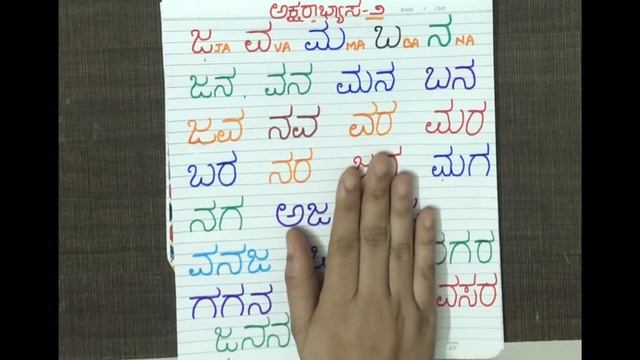 JA VA MA BA NA KANNADA WORDS|KannadaTwo Letter,Three Letter&Four Letter Words |Kannada Chart Words смотреть онлайн