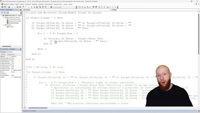 Excel VBA para Automações - Rodando Macros Automaticamente com Eventos смотреть онлайн