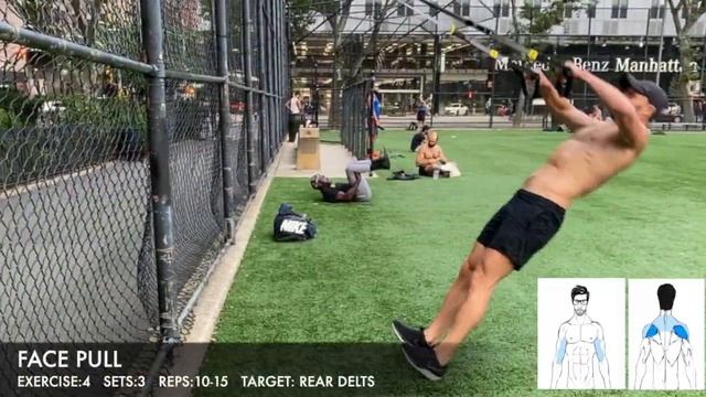 TRX / SUSPENSION TRAINER BACK WORKOUT FOR STRENGTH