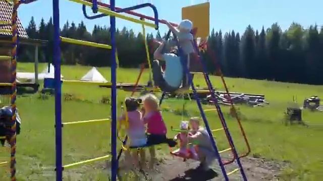 Проверка детского спортивного комплекса Пионер Дачный на собственных детях смотреть онлайн