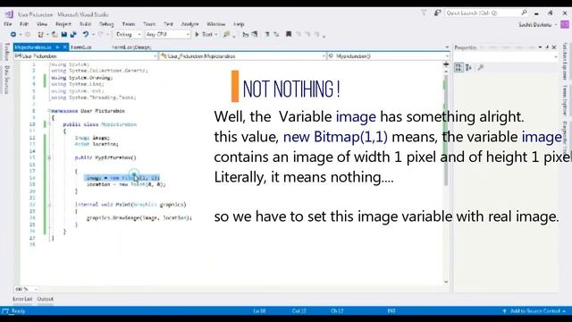Draw/Paint/Show image without picturebox in c# windows form: -1# смотреть онлайн