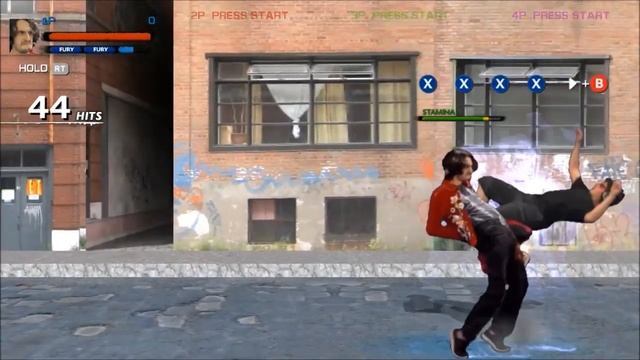 Streets Of Fury EX: Bob Lennon 60hits 479damage Combo