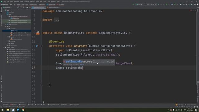 ImageView in Android Studio - Mastering Android #12 смотреть онлайн