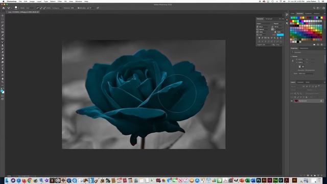 Color Replacement Tool in Photoshop смотреть онлайн