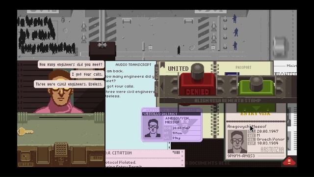 Papers please -- Get all 7 Tokens -- смотреть онлайн