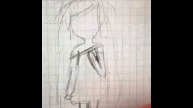 Урок рисования 1 /девочка с длинными волосами/ Shtrupi Ok ♥️♥️♥️?