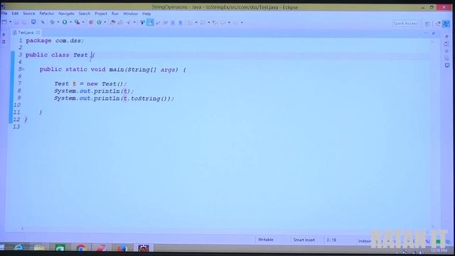 Core Java Tutorial || String Manipulation || Video-5 || tostring( ) Method || By Ratan Sir смотреть онлайн