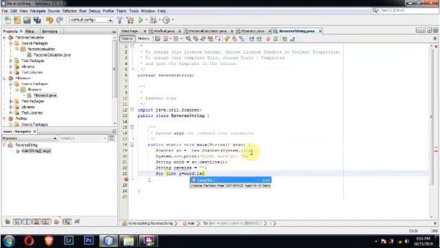 Reverse String using Java - Tutorial смотреть онлайн
