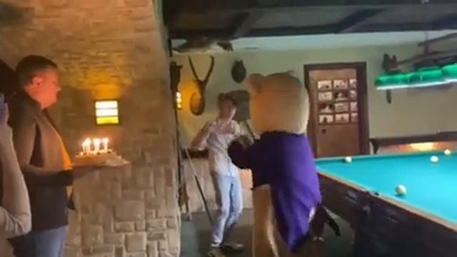 Поздравление от ростовой куклы МишкиЗайки