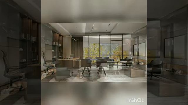 Стильный кабинет руководителя от #PEYKOVSTUDIO смотреть онлайн