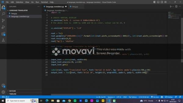 Language Translator in Python using Google Translate API