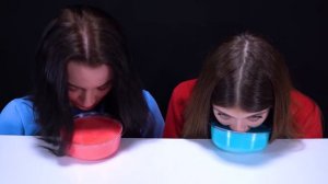 ASMR Red VS Blue Food Race Food Challenge | Jelly, Gummy LiLiBu