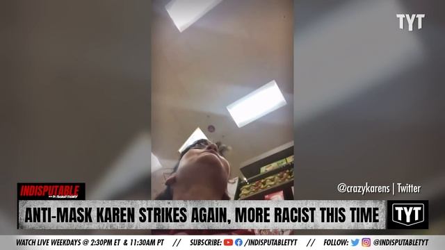 Anti-Mask Karen STRIKES AGAIN At Grocery Store смотреть онлайн
