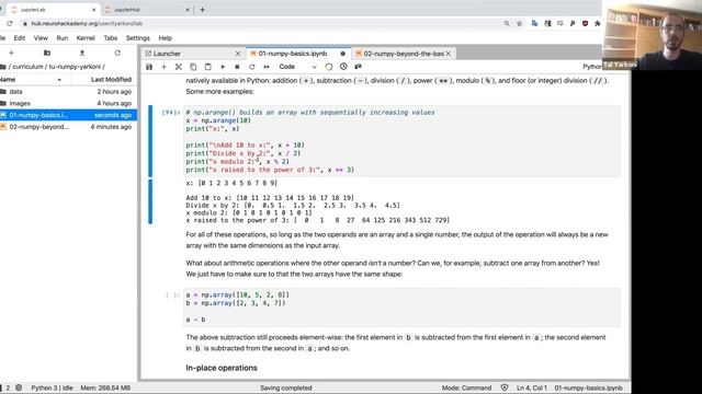 Neurohackademy: Tal Yarkoni - Data Manipulation in Python (Numpy/Pandas) смотреть онлайн