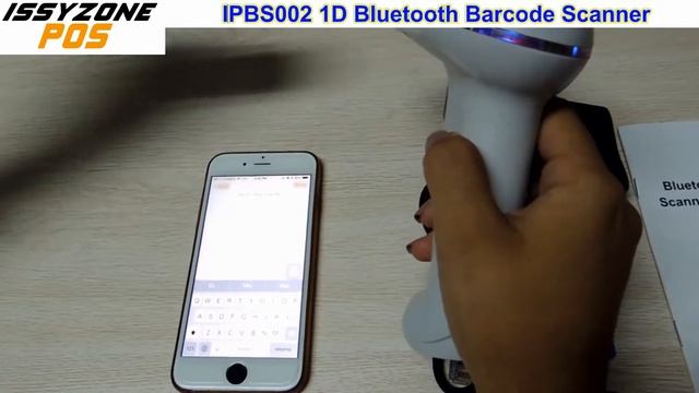 How to connect Bluetooth Barcode Scanner IPBS002 with Android Tablet iOS iPhone смотреть онлайн