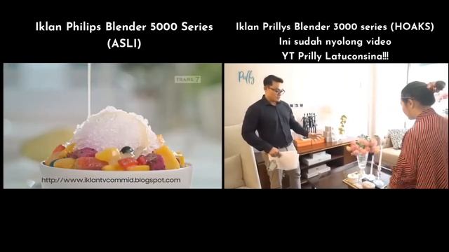 Perbandingan Iklan Philips Blender 5000 Series (ASLI) dan Iklan Prillys Blender 3000 (HOAX) смотреть онлайн