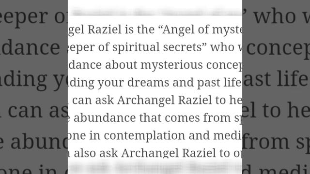 Light language with angelic symbol for invoking Archangel Raziel смотреть онлайн