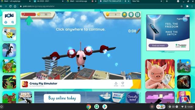 Playing crazy Pig!!!!!! on poki смотреть онлайн