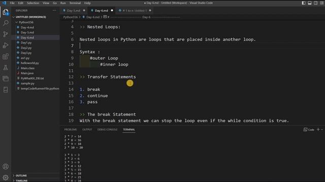 Break Continue Pass Statements in Python | Explained With Examples | Python Course in Telugu 2023 | смотреть онлайн